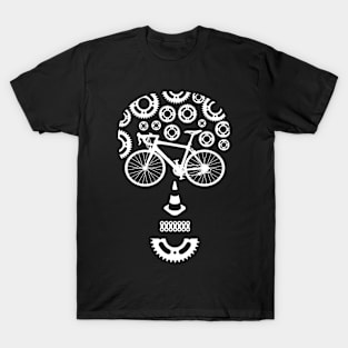 Cycling skull - Biking T-Shirt